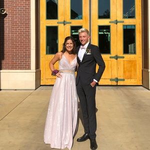 STUNNING Lavender Prom Dress!